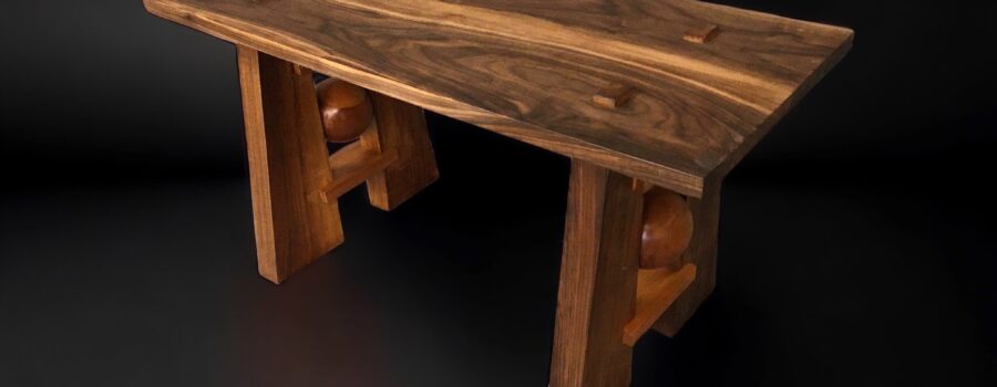 Unique Wooden Benches from the Puget Sound: Japanese Influence, Inlay, and Marquetry