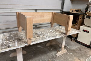 Dry fitting my joinery before glue I glue up