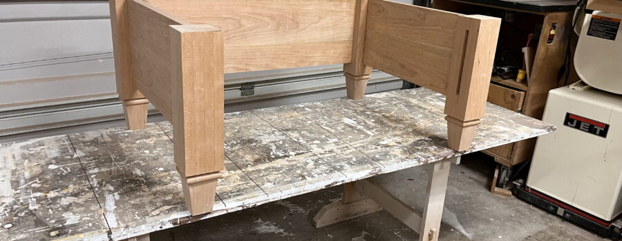 Dry fitting my joinery before glue I glue up