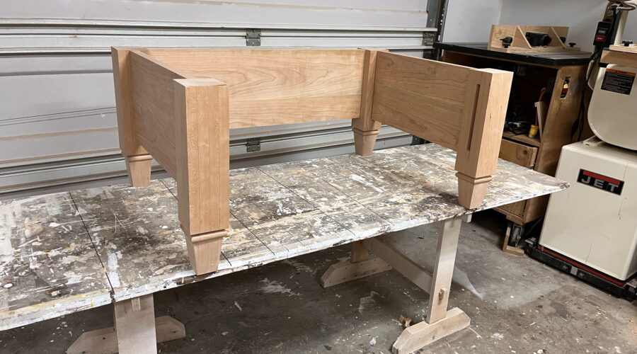 Dry fitting my joinery before glue I glue up