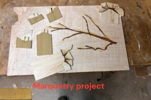 New marquetry project in motion