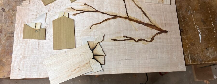 New marquetry project in motion