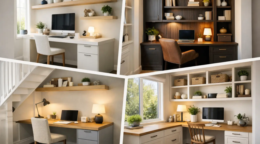 10 Best Built In Desk Ideas That Last