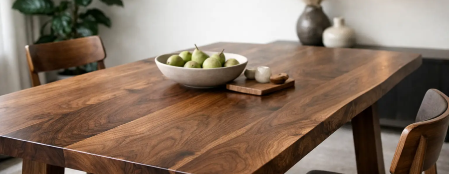 Choosing a Handcrafted Walnut Dining Table