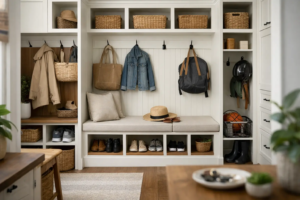 Custom Mudroom Storage Planning That Works