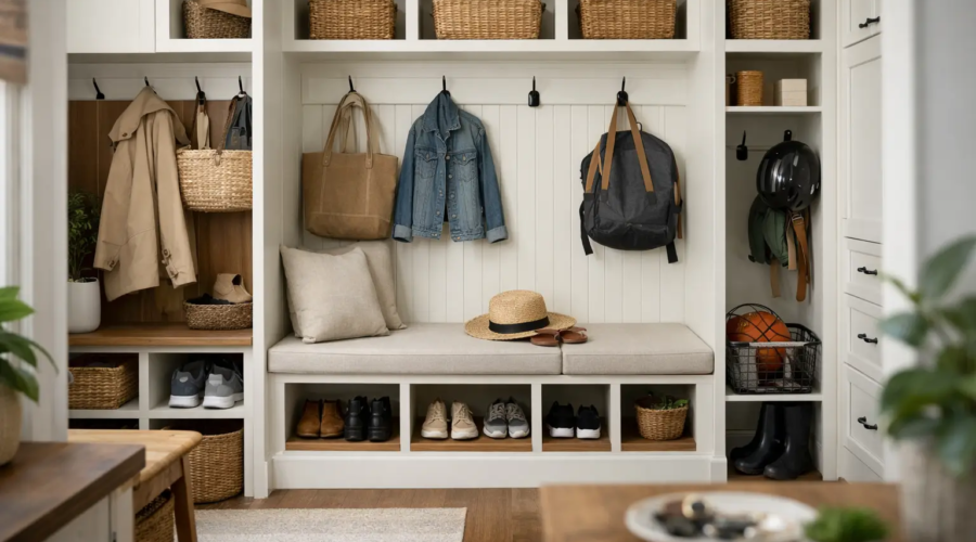 Custom Mudroom Storage Planning That Works