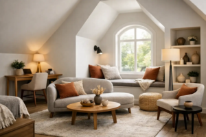 How to Furnish Awkward Rooms With Intention