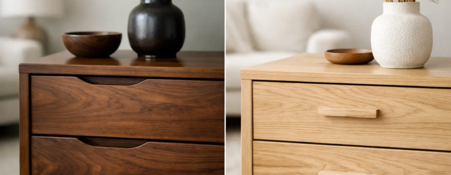 Walnut Versus White Oak Furniture